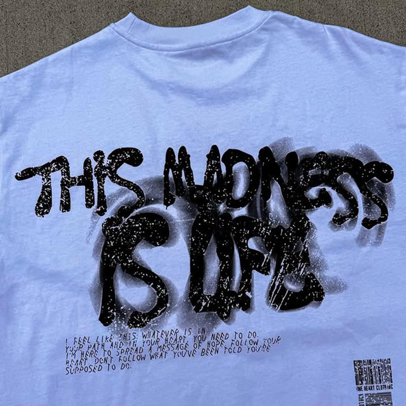 Street Style Men T Shirts screen print t-shirt